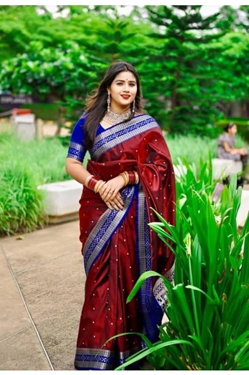 konark chakra flower border navy blue red cotton handloom sambalpuri saree
