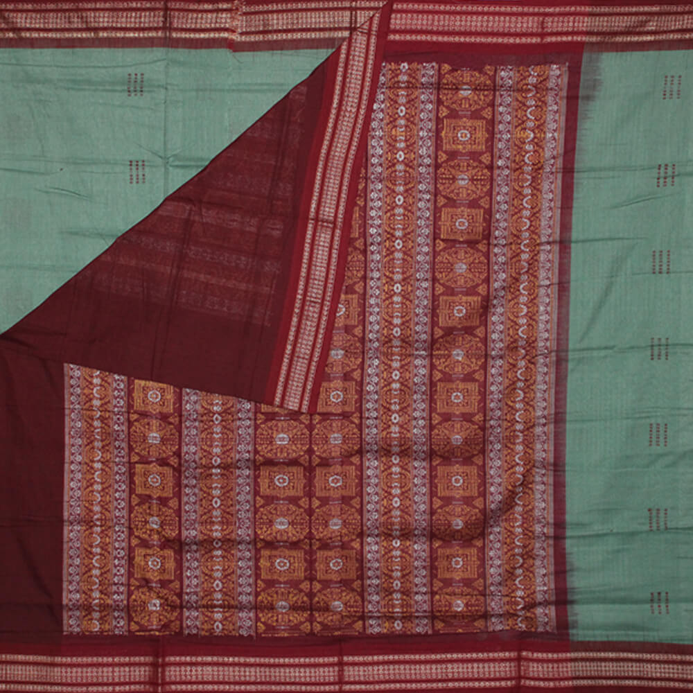 Blue Sambalpuri Bomkai Cotton Saree | Crafts Collection | Reviews on  Judge.me