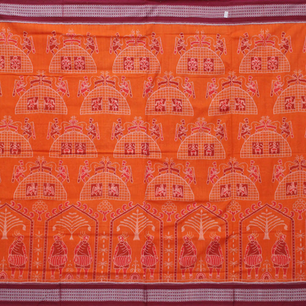 Silk cotton saree – www.vannamayil.com
